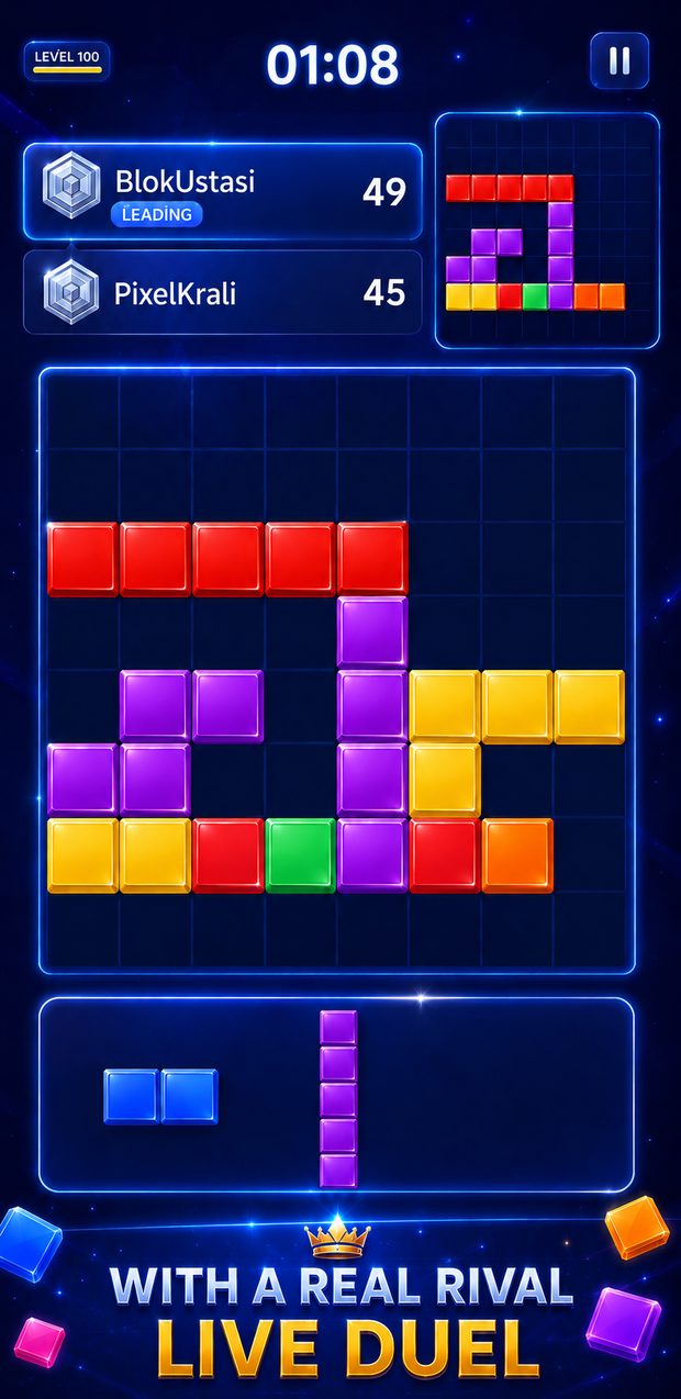 Screenshot of a live Rush Duel match